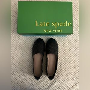 Kate Spade black espadrilles new and unworn - size 8